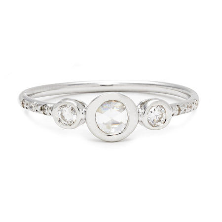 Cheri Ring in White Gold