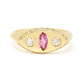 Makeda Ring with Ruby