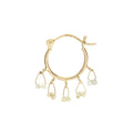 Diamond Beaded Cha Cha Hoops