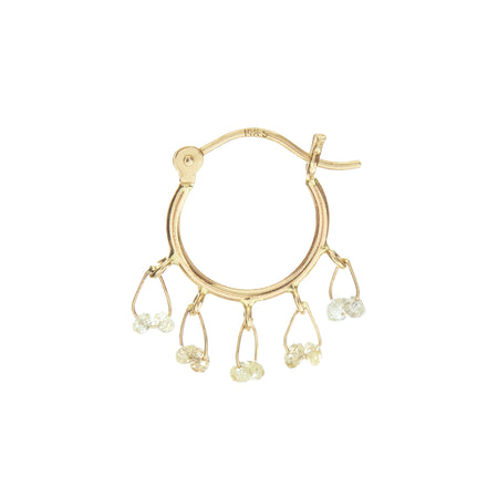 Diamond Beaded Cha Cha Hoops