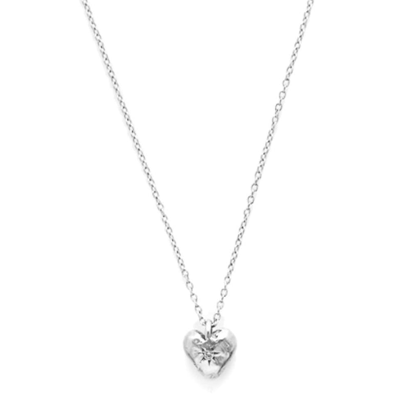 Heart Necklace in Silver