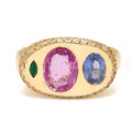 Nandi Ring with Pink Sapphire