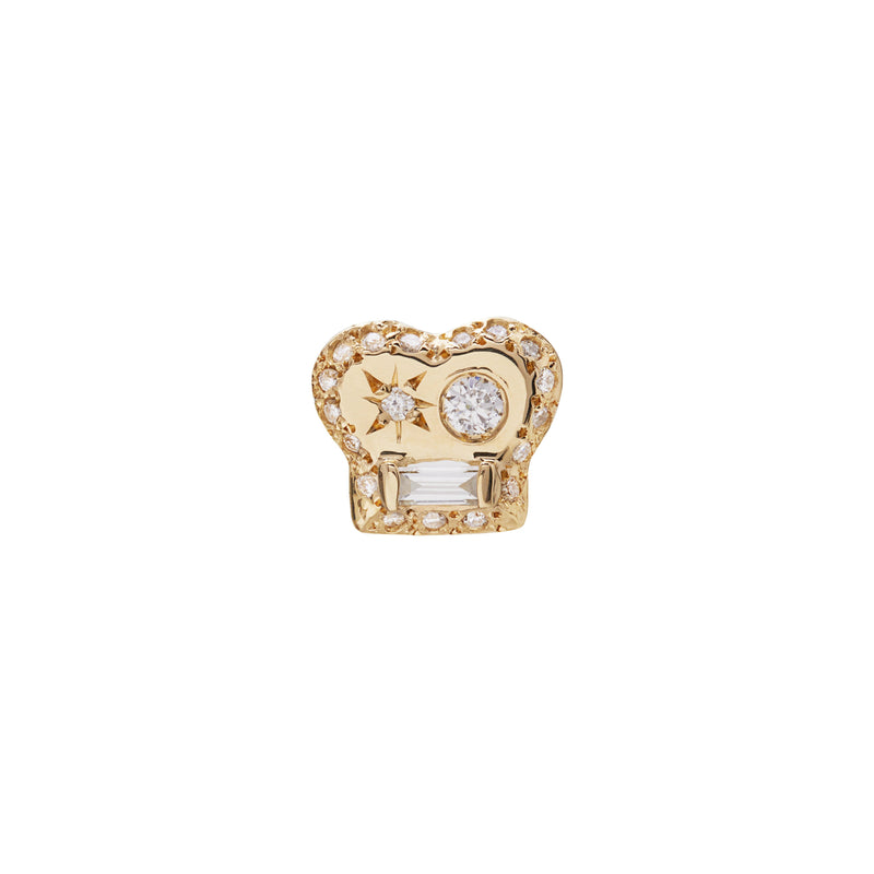 Brian Studs with Diamonds