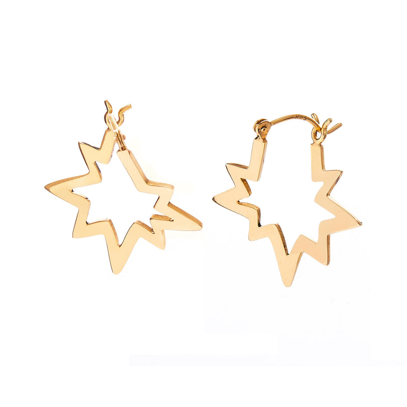 Starburst Hoops