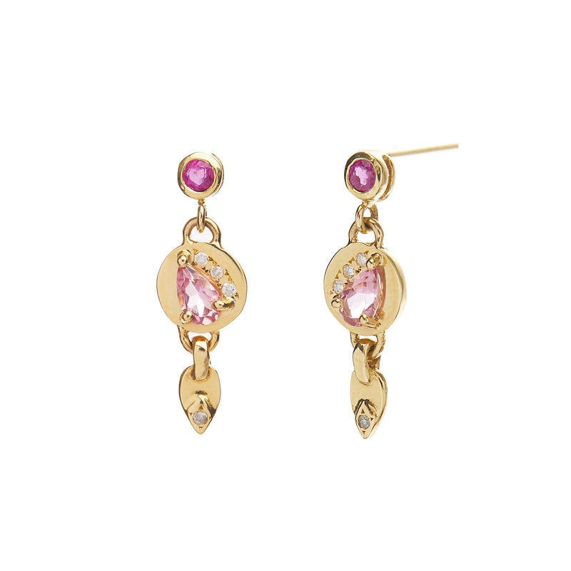 RUBY  NIGHT PETAL DROPS