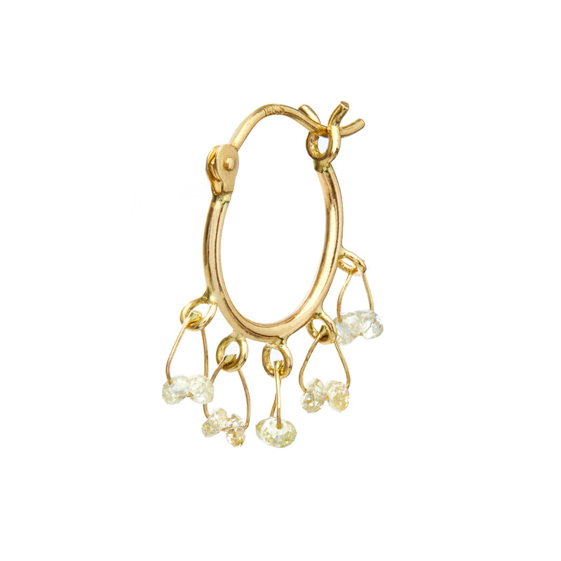 Diamond Beaded Cha Cha Hoops