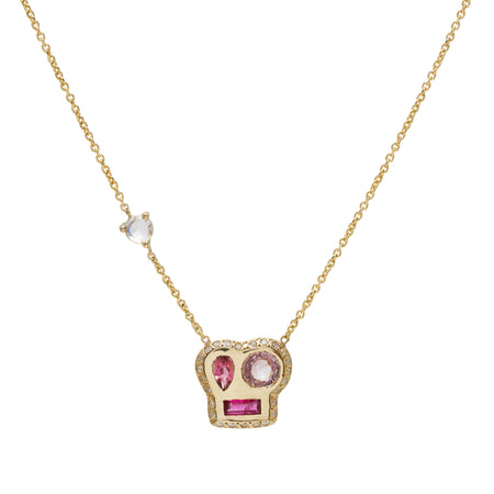 Maxine Necklace with Ruby and Mixed Stones