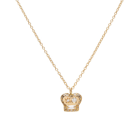 Brian Pendant Necklace with Diamonds