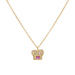 Brian Pendant Necklace with Ruby and Mixed Stones