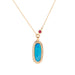 Simone Pendant Necklace with Opal