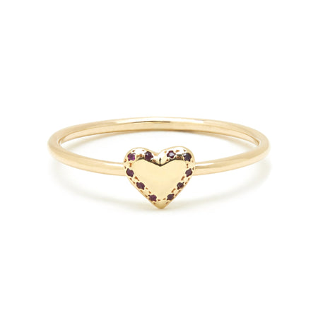 Ruby Heart Ring