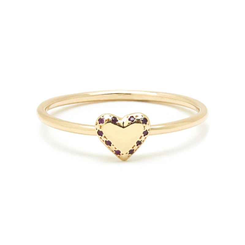 Ruby Heart Ring