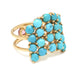 Indirissima Ring with Turquoise