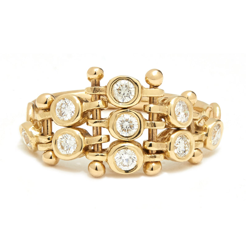 Diadem Ring with Diamonds