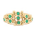 Diadem Ring with Emeralds