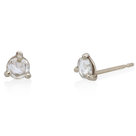 Jane Studs in White Gold