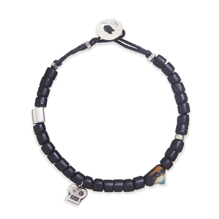 Beaded Bracelet with Brian Charm