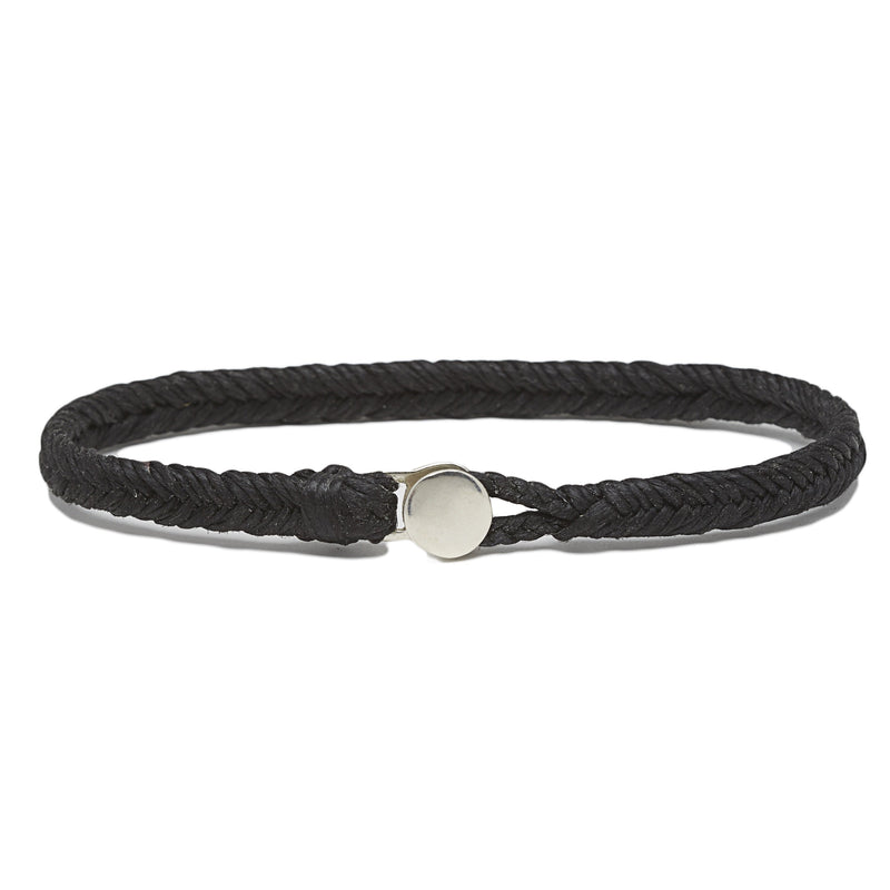 Classic Fishtail Button in Black