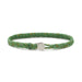 Scosha Classic Fishtail Bracelet Button in Kelly Green, Soleil, and Natural Fleck