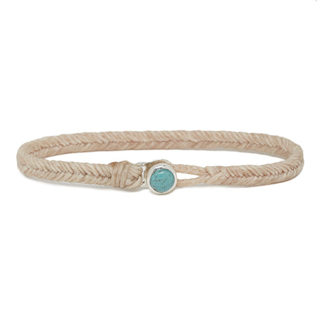 Scosha Fishtail Turquoise Button Bracelet in Natural