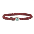 Scosha Fishtail Turquoise Button Bracelet in Red