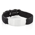 Belt ID in Silver and Black Front