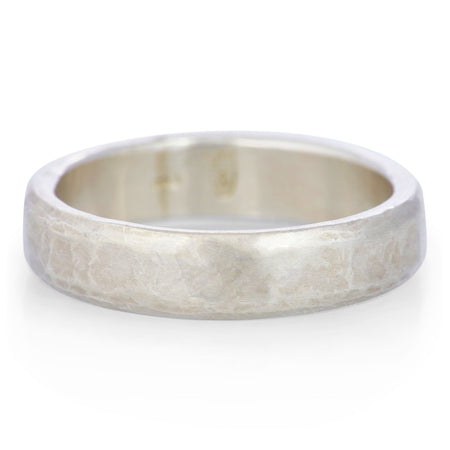 4MM WHITE GOLD BAND