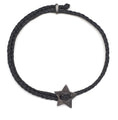 Adjustable Star Signature Bracelet in Black Matte