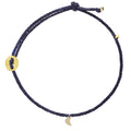 Signature Bracelet in Indigo with Moon Charm