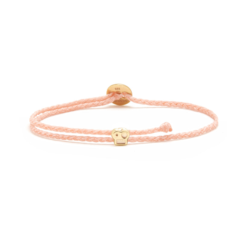 Signature Bracelet with Brian Slider in Coral