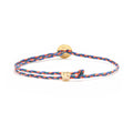 Signature Bracelet with Brian Slider in Neon Pink/Royal Blue Blend