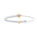 Signature Bracelet with Brian Slider in Light Blue