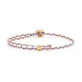 Signature Bracelet with Brian Slider in Neon Peach/Royal Blue Blend