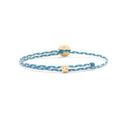 Signature Bracelet with Brian Slider in Turquoise/Light Pink Blend