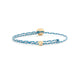 Signature Bracelet with Brian Slider in Turquoise/Light Pink Blend