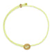 Signature Bracelet in White and Neon Yellow