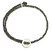 Adjustable Signature Bracelet in Army and Olive
