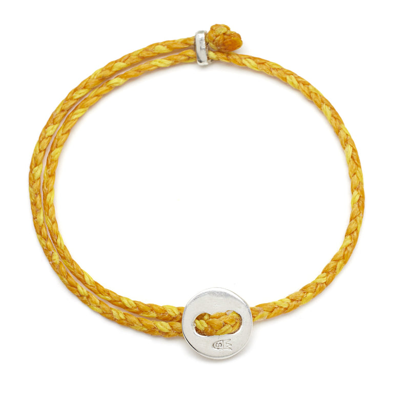 Adjustable Signature Bracelet in Mimosa and Yellow