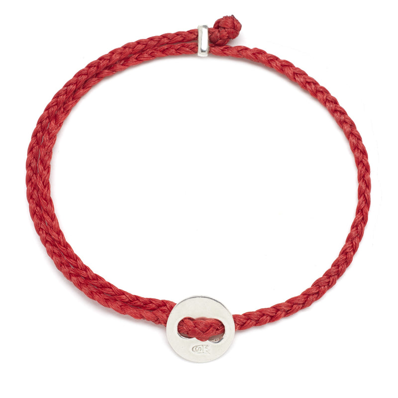 Adjustable Signature Bracelet in Scarlet