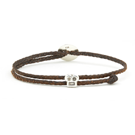 Adjustable Brian Signature Bracelet in Chocolate