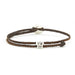 Adjustable Brian Signature Bracelet in Chocolate