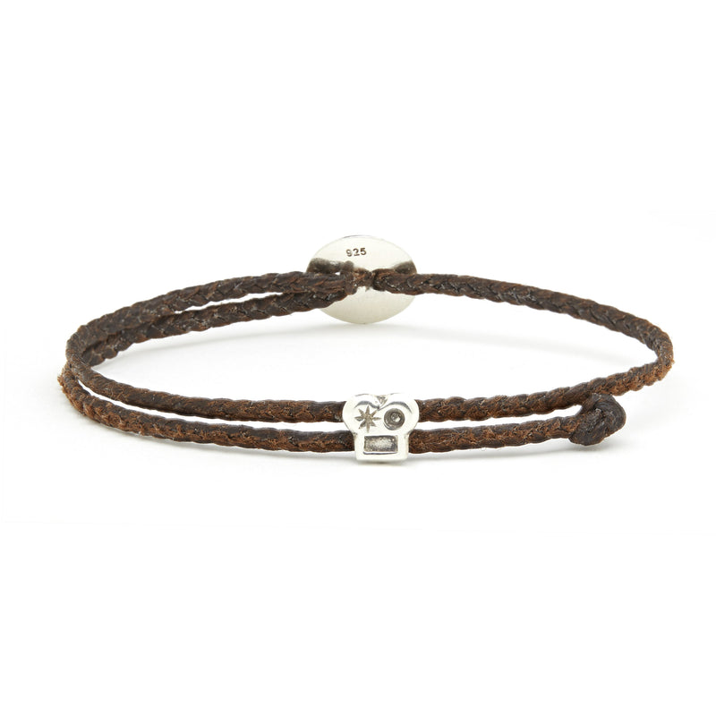 Adjustable Brian Signature Bracelet in Chocolate