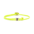 Adjustable Brian Signature Bracelet in Neon Yellow
