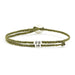 Adjustable Brian Signature Bracelet in Olive
