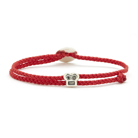 Adjustable Brian Signature Bracelet in Scarlet