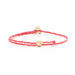 Signature Bracelet with Brian Slider and Heart Button in Fuchsia