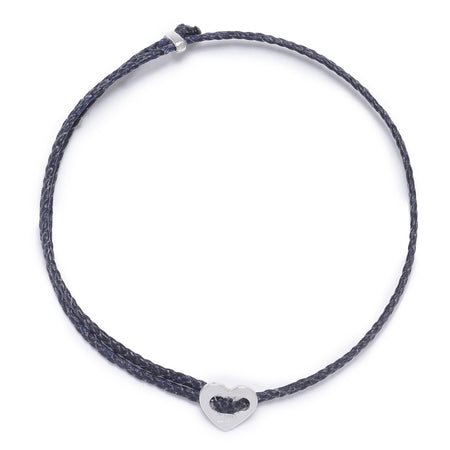 Signature Heart Bracelet in Indigo