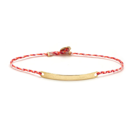 Signature ID Bracelet in Neon Pink, Warm Pink, and White