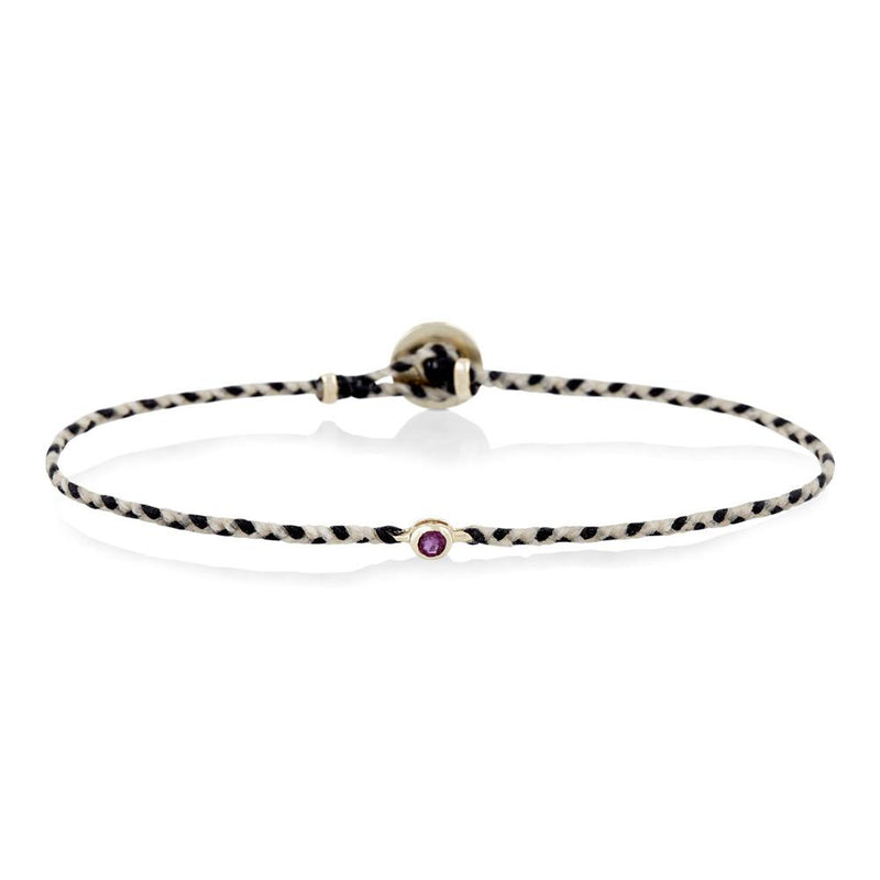 Precious Braid Ruby in Black & White