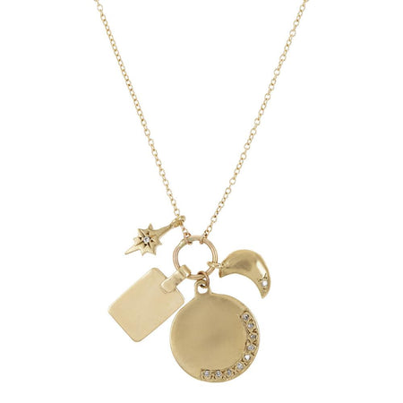 Classic Charms Necklace in Gold